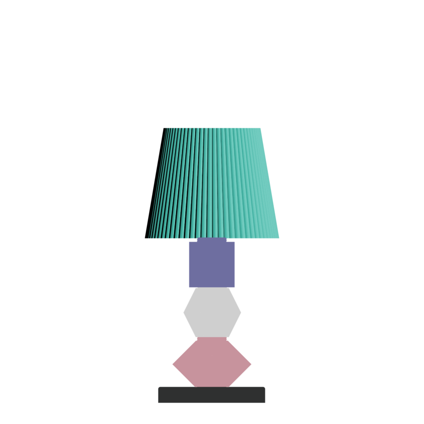 Totem Trio – Modułowa Lampa Stołowa (3 Poziomy)