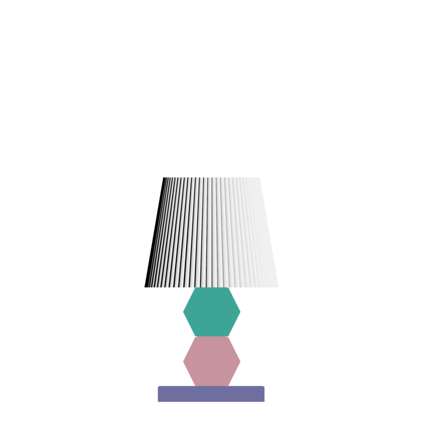 Totem Duo – Modułowa Lampa Stołowa (2 Poziomy)