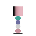 Totem Quattro – Modułowa Lampa Stołowa (4 Poziomy)