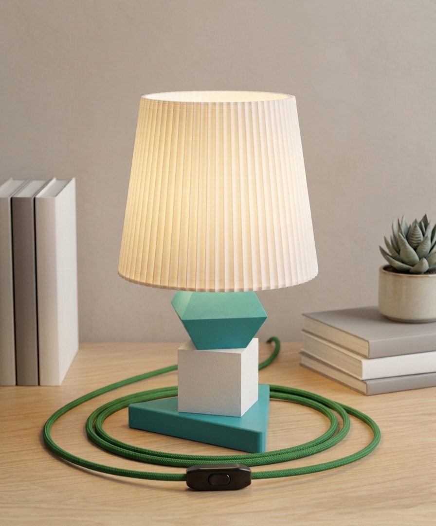 Totem Duo – Modułowa Lampa Stołowa (2 Poziomy)