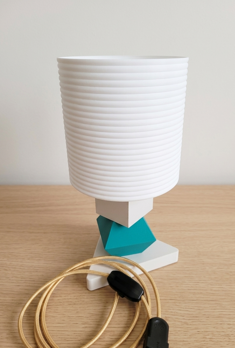 Totem Duo – Modułowa Lampa Stołowa (2 Poziomy)