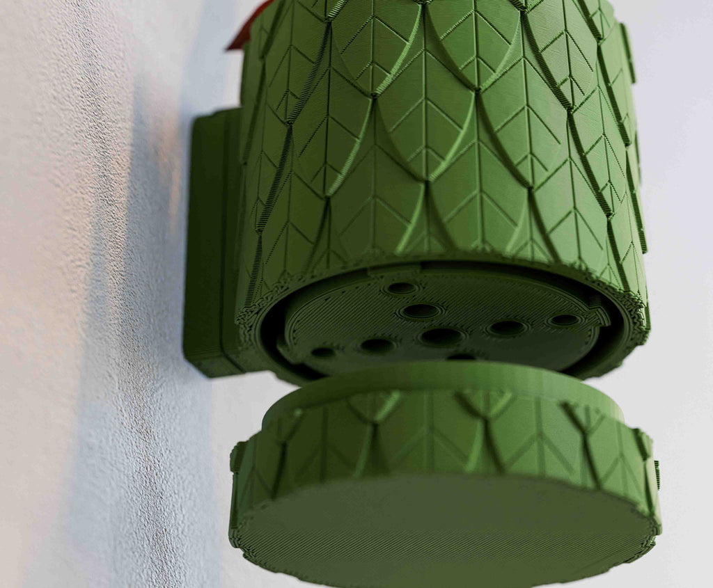 Wisząca Doniczka Ścienna Leaf – Projekt 3D z Systemem Odpływowym