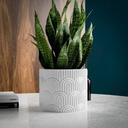 Doniczka Geometric Arc – Projekt 3D z Podstawką