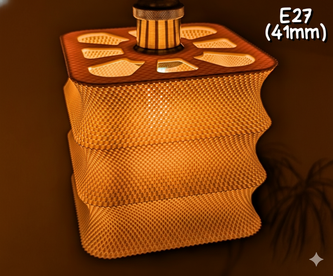 Lampa Wisząca Basket Inverted – Designerski Klosz 3D z Oprawą E27