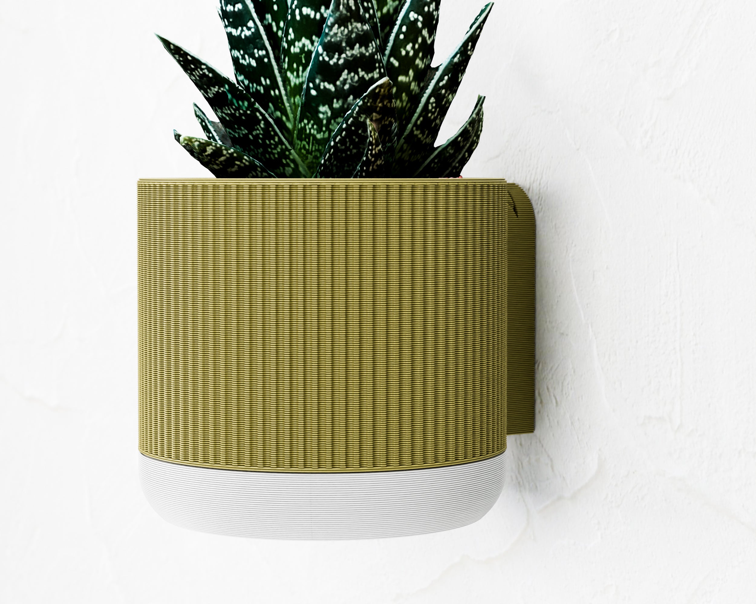 Wisząca Doniczka Ścienna Mosaico – Design 3D z Systemem Odpływowym