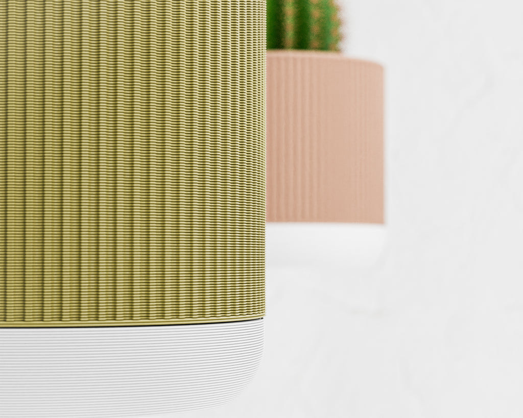 Wisząca Doniczka Ścienna Mosaico – Design 3D z Systemem Odpływowym